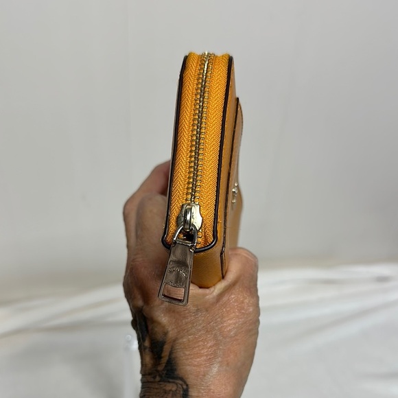 Coach Tan/ orangish Leather Wallet - Picture 5 of 16